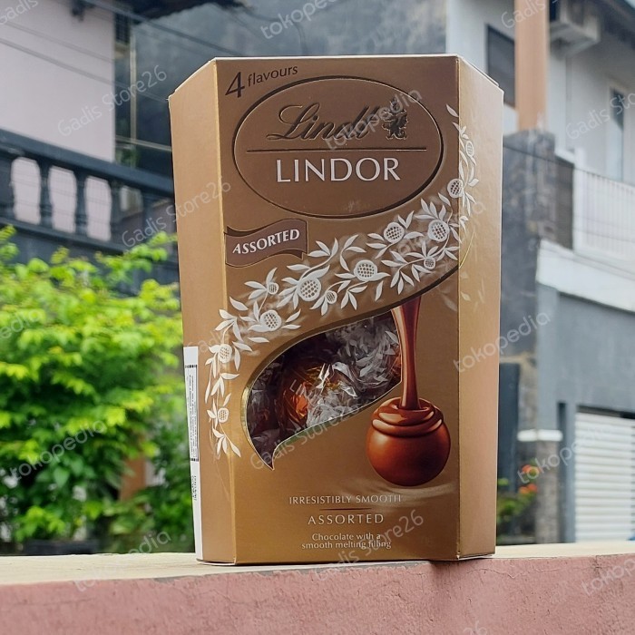 

LINDT LINDOR CHOCOLATE ASSORTED 200 GR COKLAT