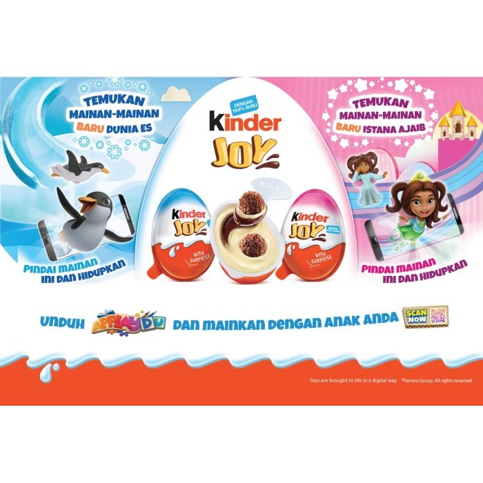 

Kinder joy Cokelat Mainan 1 box DUS isi 24 pcs T1 x 24