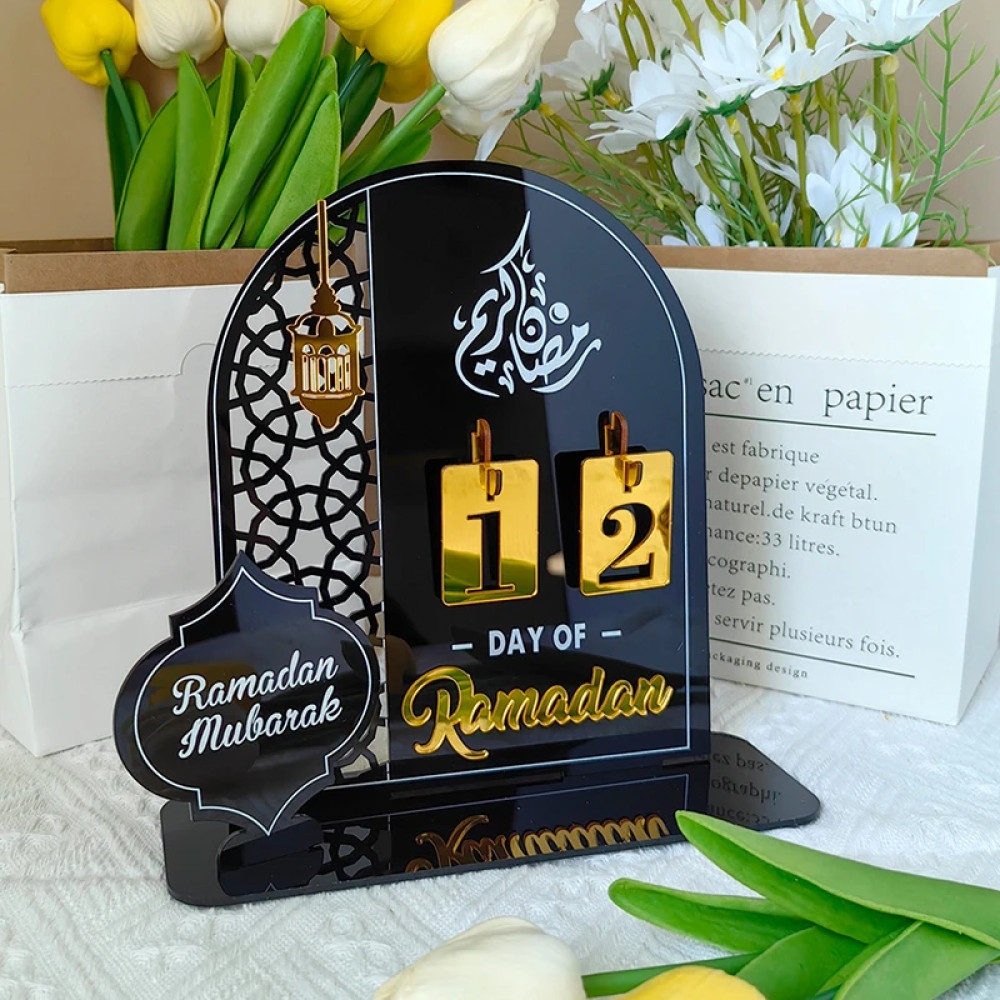 

DIGITIK - Legdro Kalender Ramadhan Puasa Acrylic Ramadan Calendar Decoration - LD010