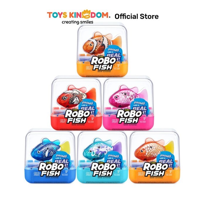 Toys Kingdom Zuru Robo Alive Robo Fish S3 Random