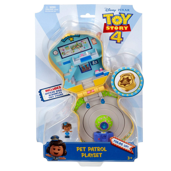 Mattel Toy Story 4 Officer Giggle McDimples Pet Patrol Playset