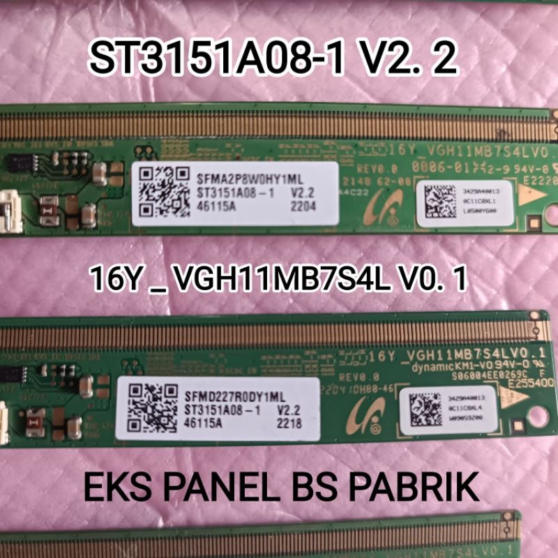 TCON TV SAMSUNG UA32N4300AK T-CON ST3151A08-1 V2.2 T-CON 16Y_VGH11MB7S4L V0.1 DATA SAMSUNG