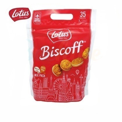 

LOTUS Biscoff Sandwich Mix Pack Travel Edition 350gram asal Eropa