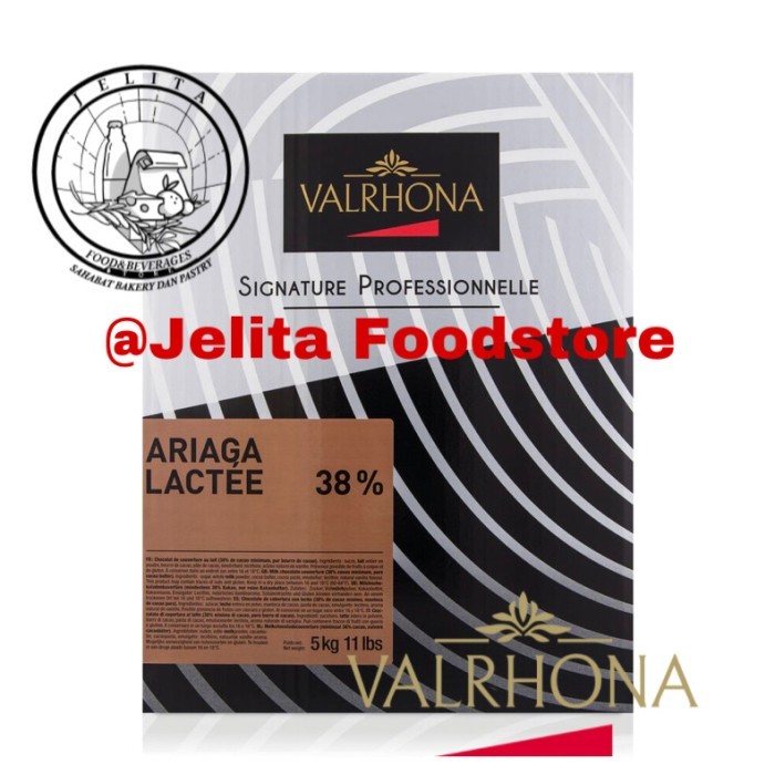

Valrhona Ariaga 38% Milk Chocolate (coklat susu) cokelat
