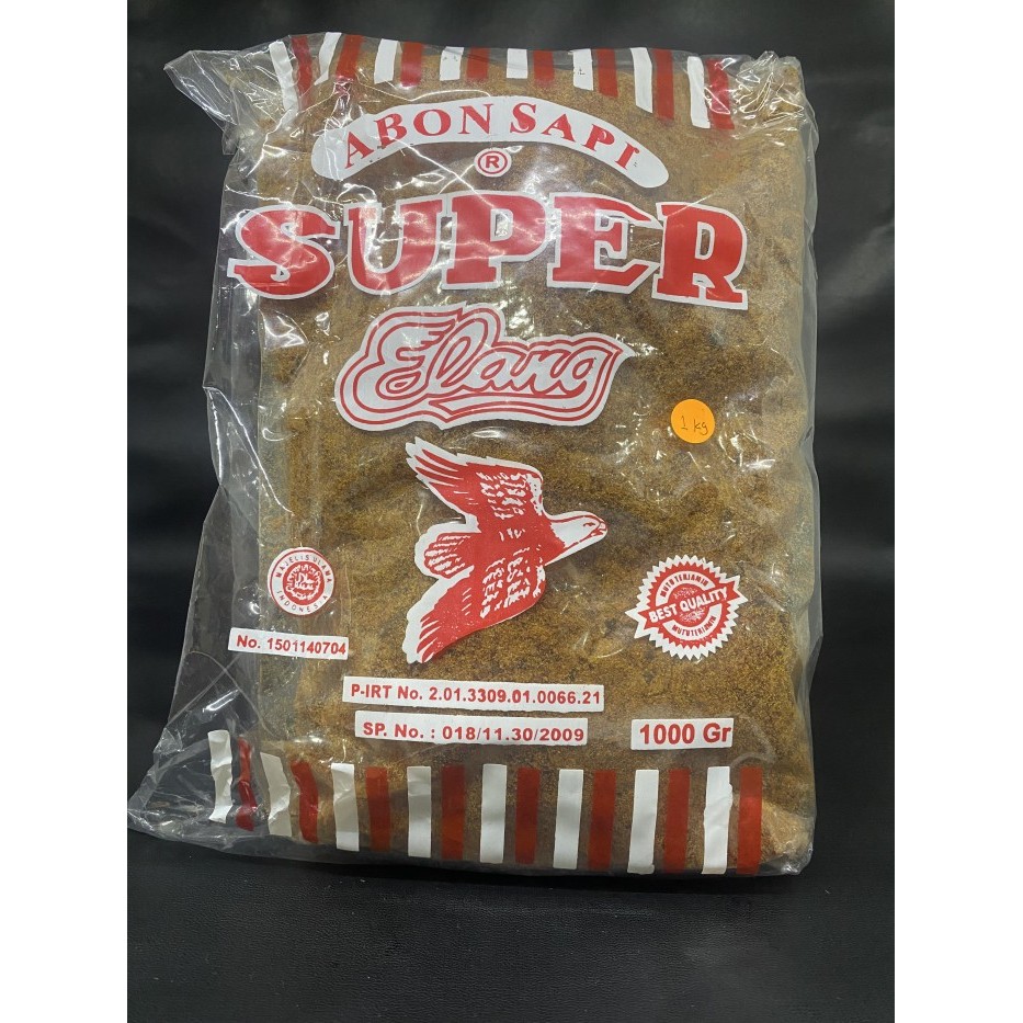 

Abon Sapi Super Cap Elang 1kg