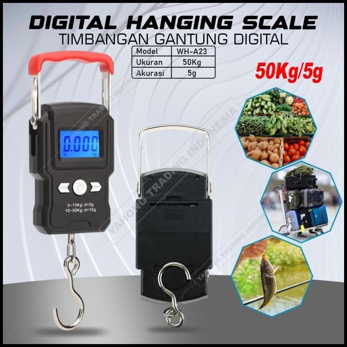 Timbangan Gantung Digital Buah Sayur Hewan Sembako Beras 50kg