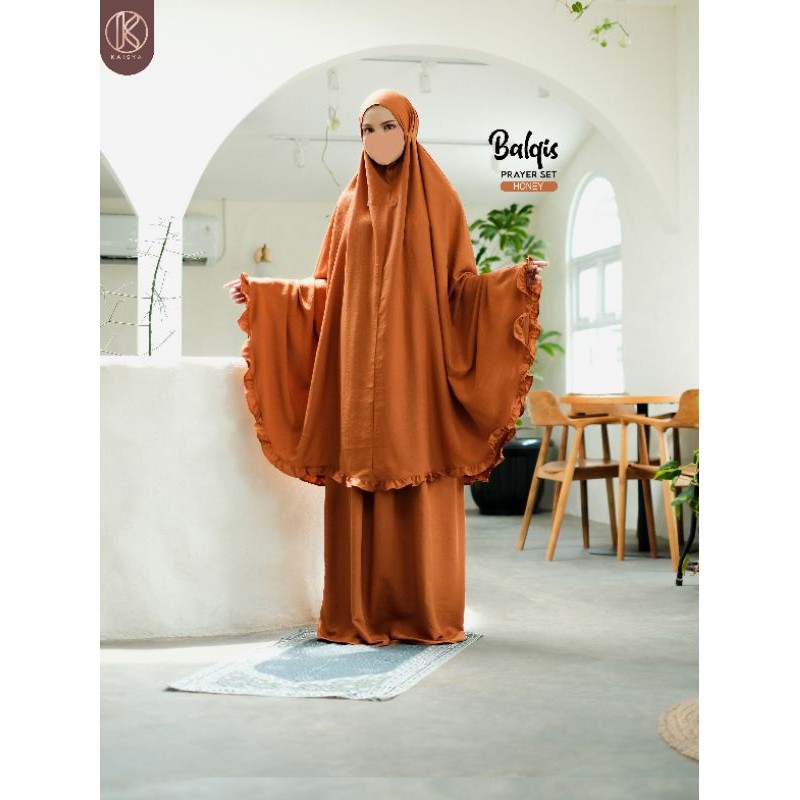 KAISYA-BALQIS PRAYER SET/MUKENA COUPLE IBU & ANAK/ FREE SAJADAH MUKA/FREE TAS MUKENA