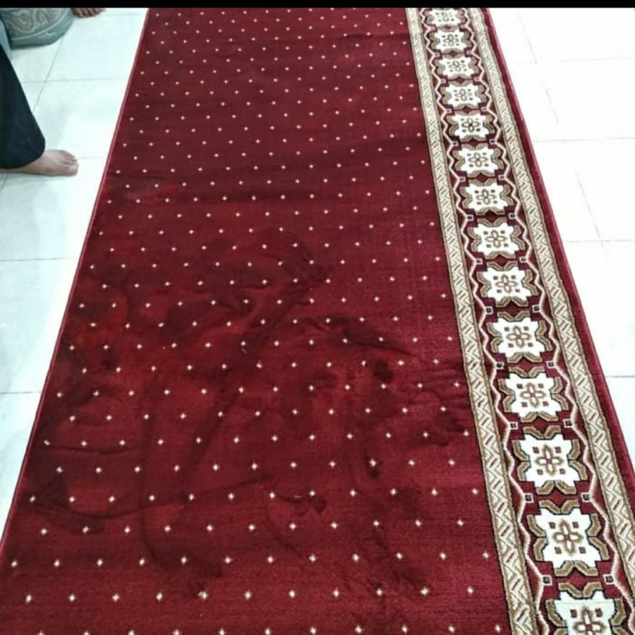 Karpet Masjid Platinum Tebal 15mm Meteran / Karpet Sajadah / Karpet Mushola