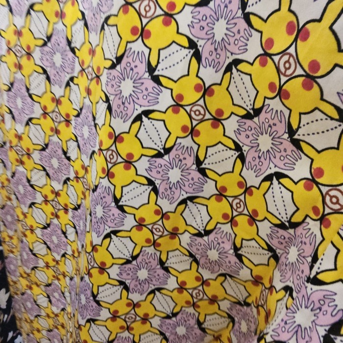 batik kemeja pikachu pokemon original indonesia journey