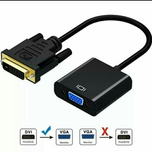 Kabel Converter DVI 24+1 to VGA - Adaptor DVI to VGA