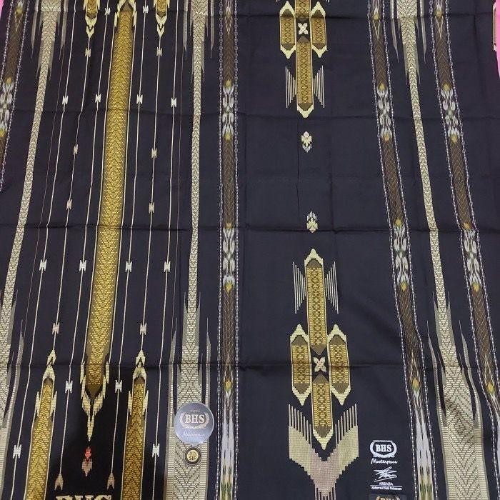 Sarung Bhs Masterpiece Sif Gold Sutra 50% Warna Hitam Original Termurah 100 % Original