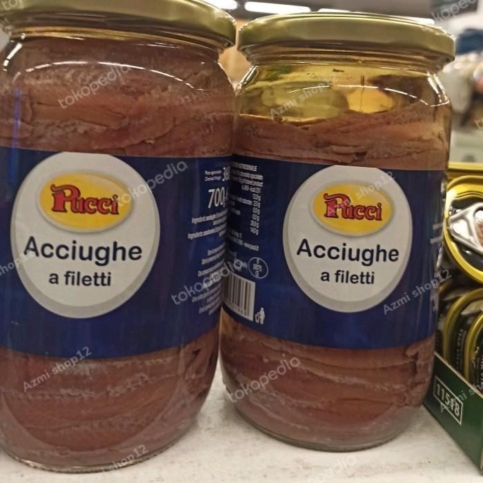 

Pucci Acciughe A Filetti (Anchovies) 700Gr New 100 % Original