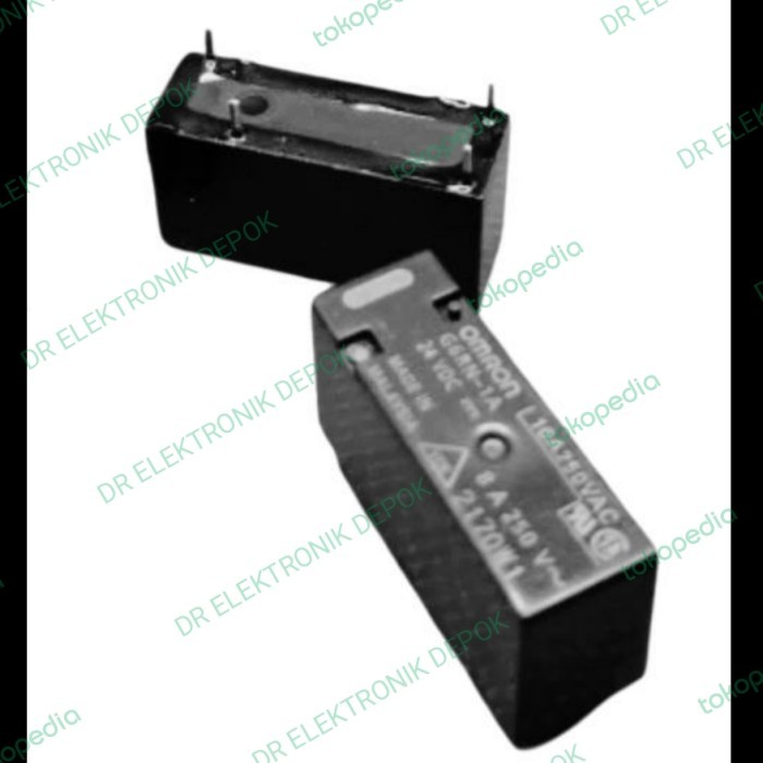 Relay OMRON 24vdc 8a 4 kaki G6RN-1A 24 VDC 24V 24Volt 4 pin 4p