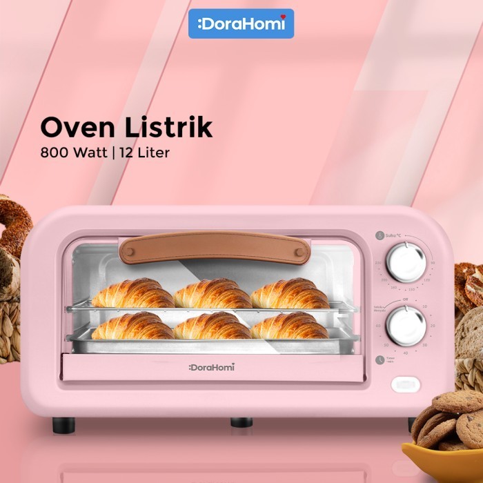 DORAHOMI OVEN LISTRIK LOW WATT ELECTRIC OPEN KUE ALAT PANGGANG 12LITER