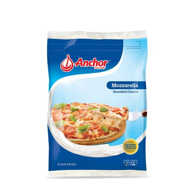 

Repa Anchor Mozzarella Cheee Hredded Mozzarella Parut 20Gr