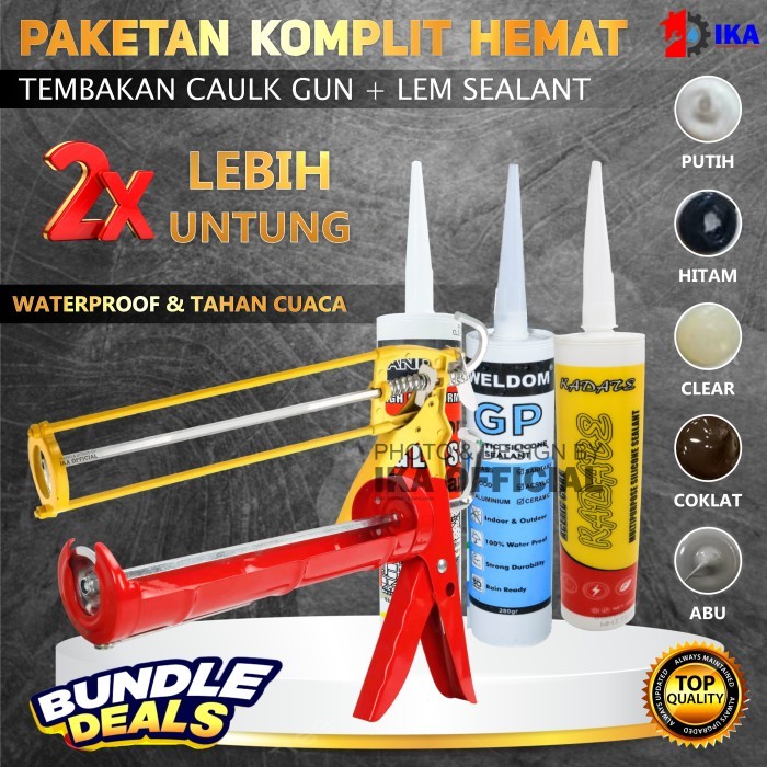 

Paket Tembakan kaleng tebal Lem Sealant dengan Perekat sealant Serbaguna Termurah Berkualitas