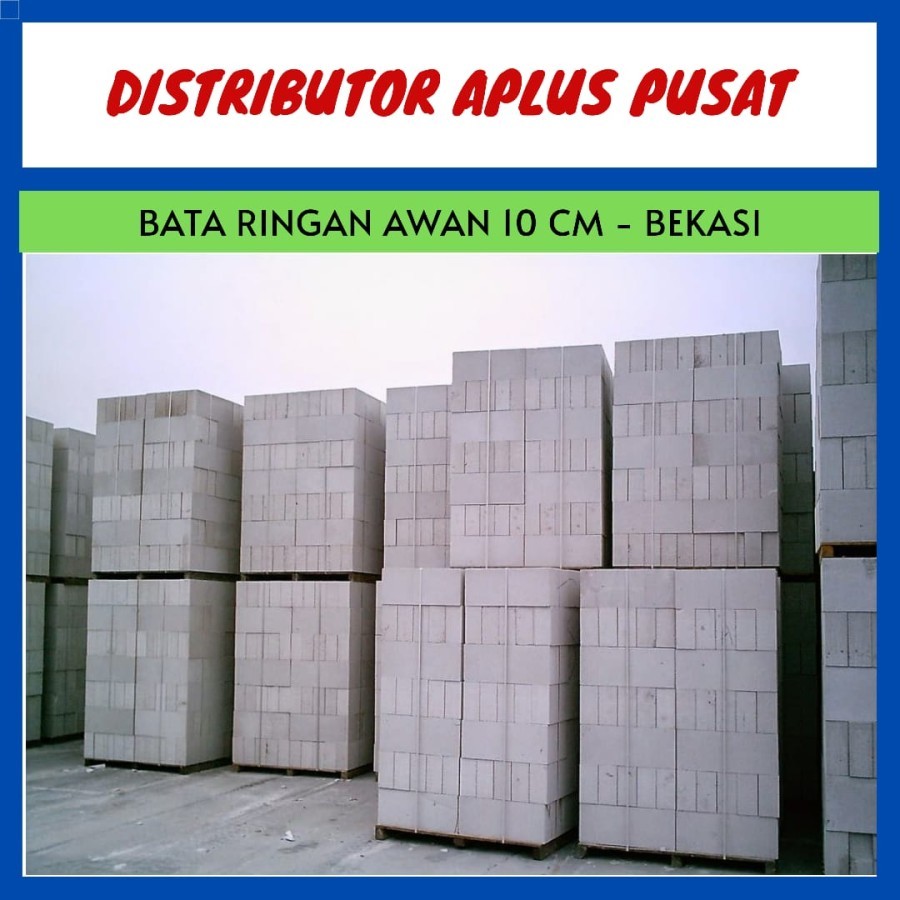 Bata Ringan Hebel 10 cm awan - BEKASI