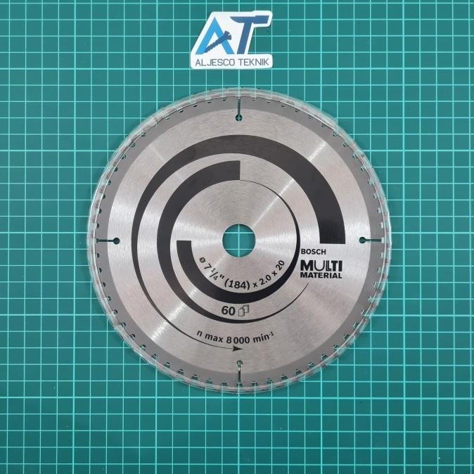 BOSCH MATA GERGAJI MULTI 7 INCH 60T CIRCULAR SAW BLADE