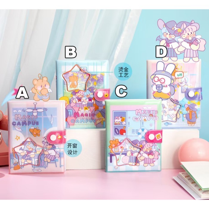 

Buku Diary Kancing Magic Campus / Notebook Buku Catatan - 6369