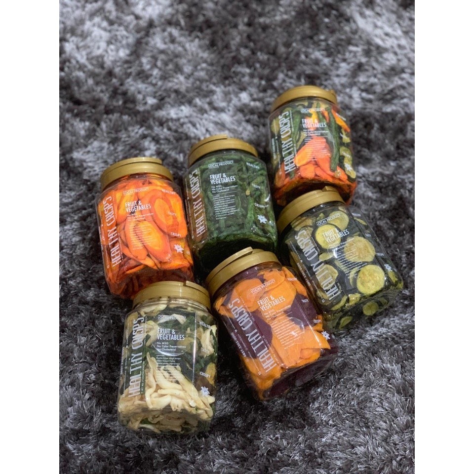 

HEALTHY CRISPS - TOPLES BESAR - 1000ml (200-330gr) - KERIPIK SAYUR