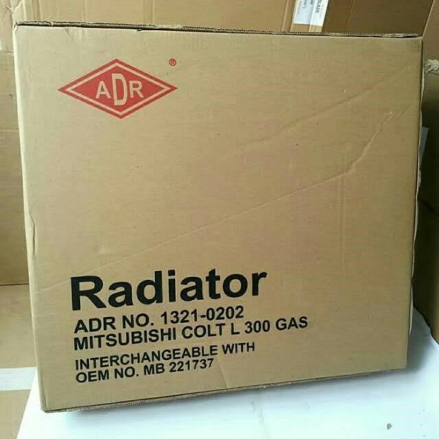 Radiator L300 Bensin Merk Adr Asli, Bahan Kuningan / Tembaga