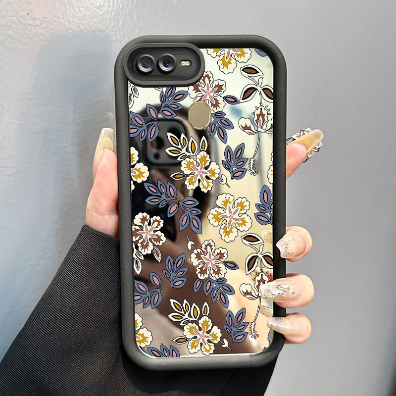 Casing Hp Untuk OPPO A7 A5s A12 A12S A11k A5 A3s A12E Realme C1 Case Casing cermin HP Softcase Cesin