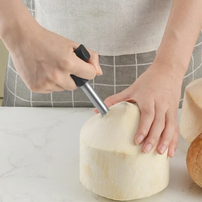 

Alat Pembolong Batok Kelapa Coconut Opener Hole Maker Stainless Steel