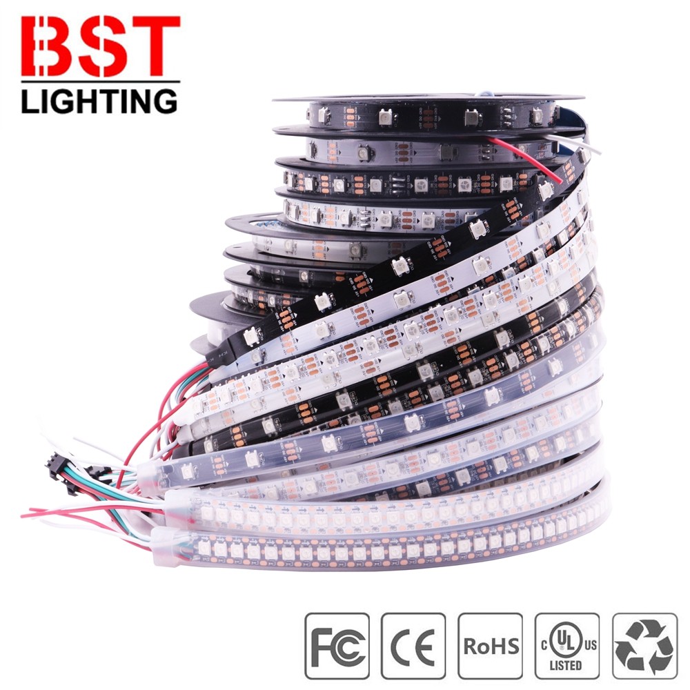 DC5V WS2812B WS2812 Smart 5050 RGB LED Strip Individuaily