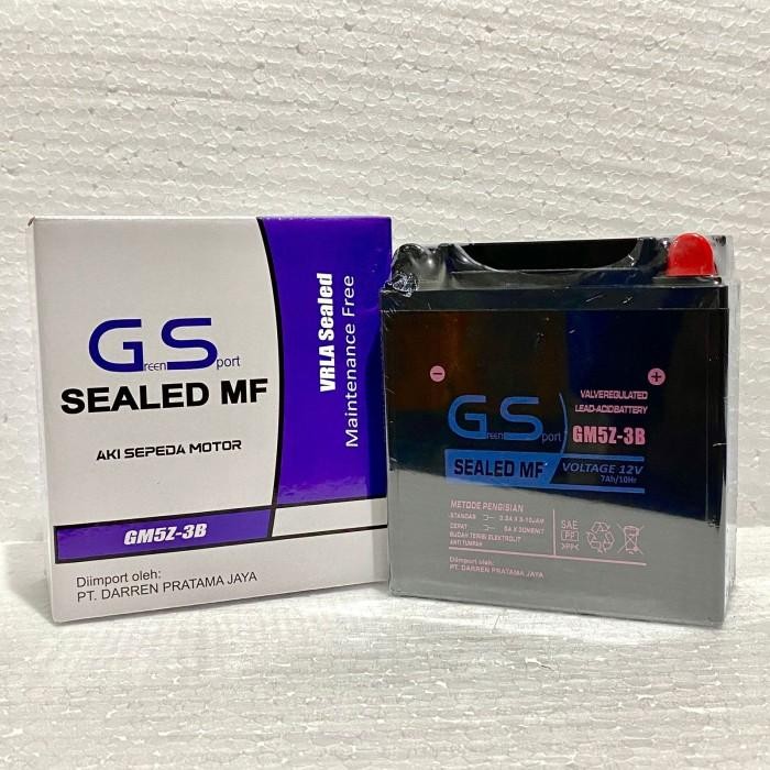 Aki Motor Yamaha Mio Smile Mio Garnis Mio Sporty Gm5Z-3B Gs Green Sport Aki Kering Mf Terlaris 100 %