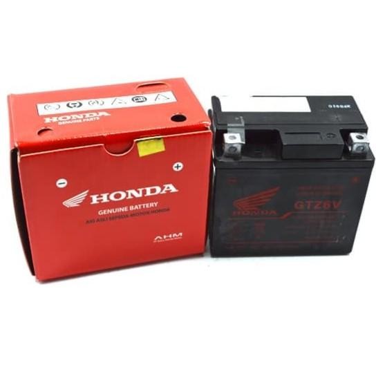 Aki Vario125/150 Adv150/160 Cb150R Sonic Supragtr Gtz6V Original Ahm New 100 % Original