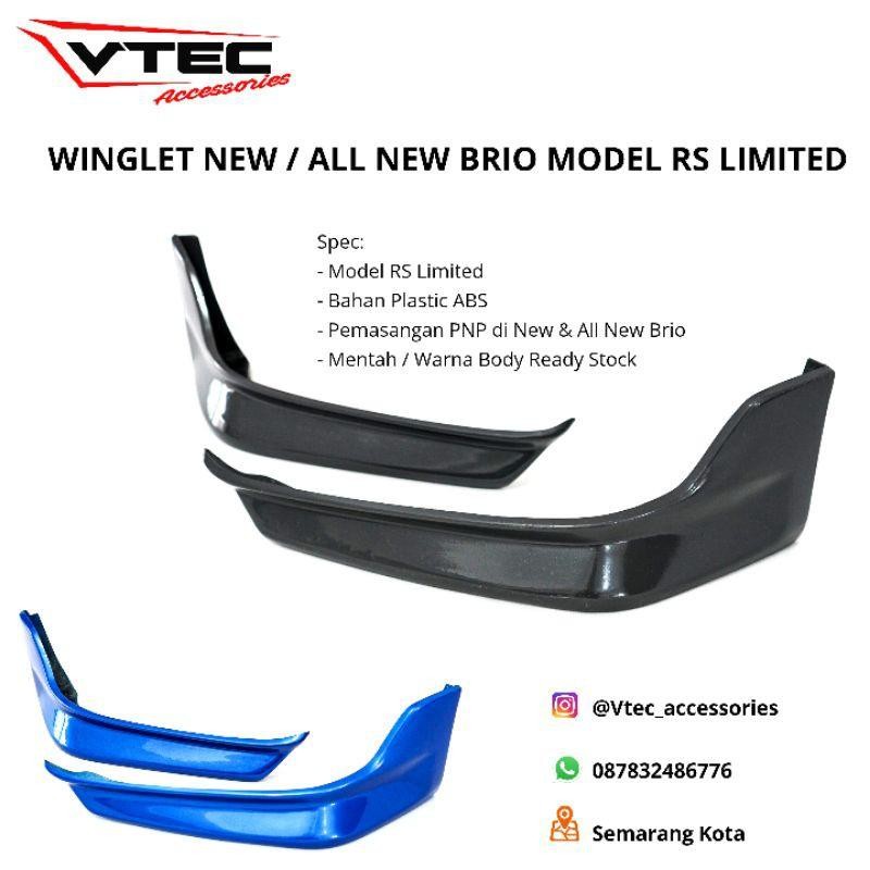 Winglet Rs Limited New & All New Brio