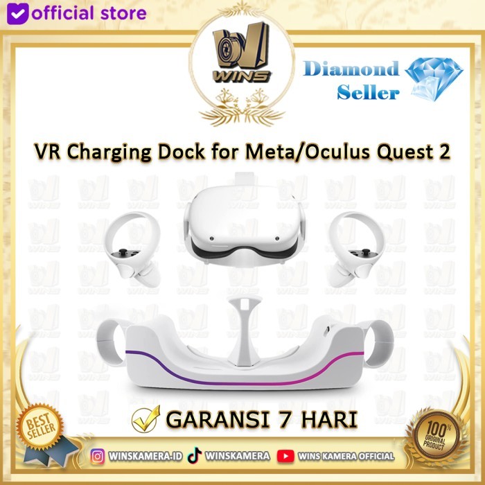 VR Charging Dock for VR Headset Oculus Quest 2