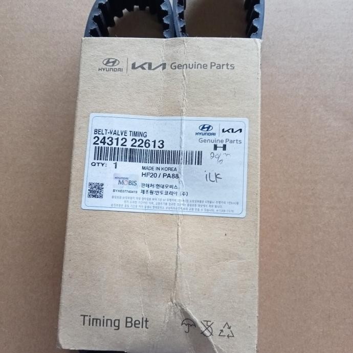 TIMING BELT ORIGINAL HYUNDAI VERNA AVEGA GETZ GIGI KOTAK TERMURAH