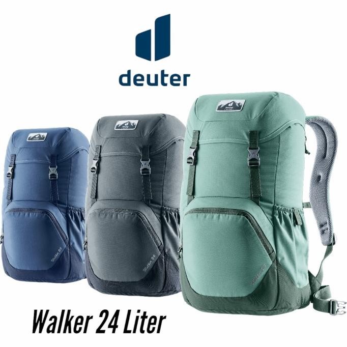 deuter walker 20 / 24 tas daypack tas sekolah tas laptop tas deuter