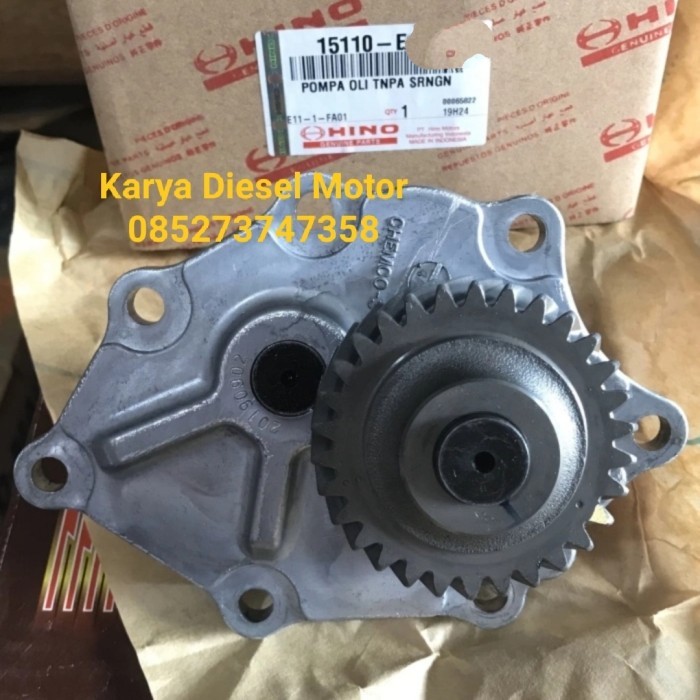 Pompa Oli Oil Pump Toyota Dyna Hino Dutro 110 125 130 Asli Quality