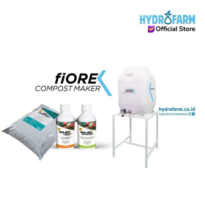 HOT SALE Hydrofarm - Sistem Pembuat Kompos / Fiore Compost Maker + Stand Kaki