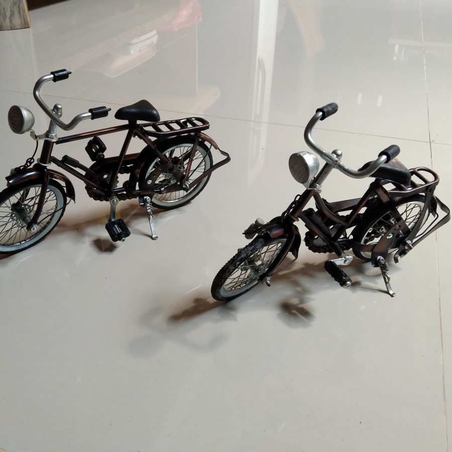 MINIATUR SEPEDA MINIATUR SPEDA ONTEL MINIATUR SEPEDA ANTIK