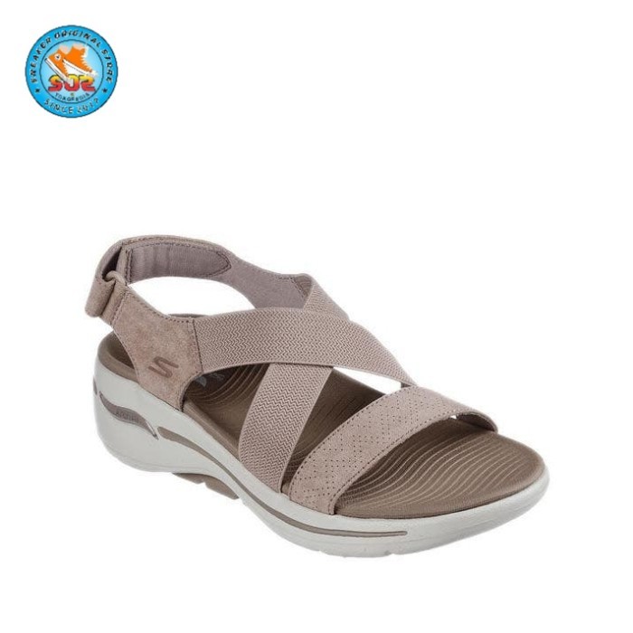 Skechers Go Walk Arch Fit Women'S Sandal - Taupe