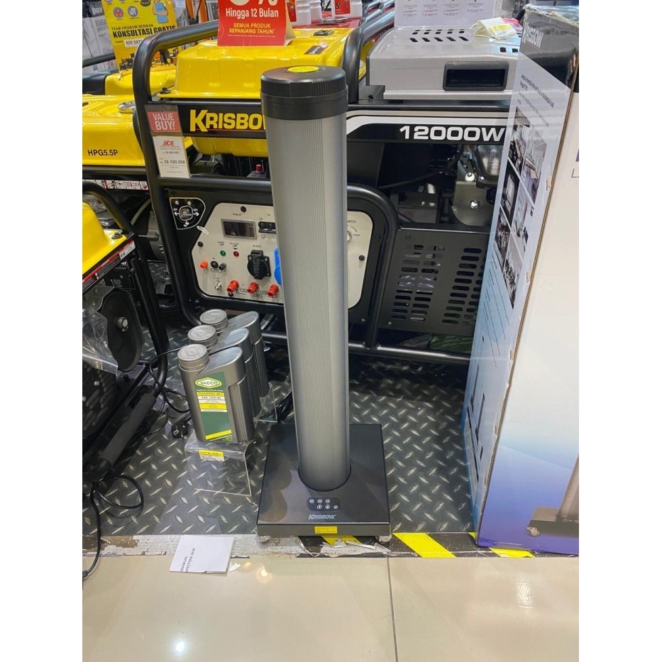 Krisbow UV Sterilizer ozon Ruangan Besar / Sterilisasi Sinar UV & Ozon