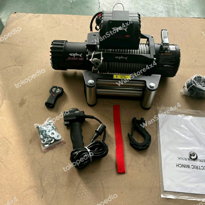 TERBARU WINCH TRUTLE SHARK 13000 LBS 6 TON 6.6 HP