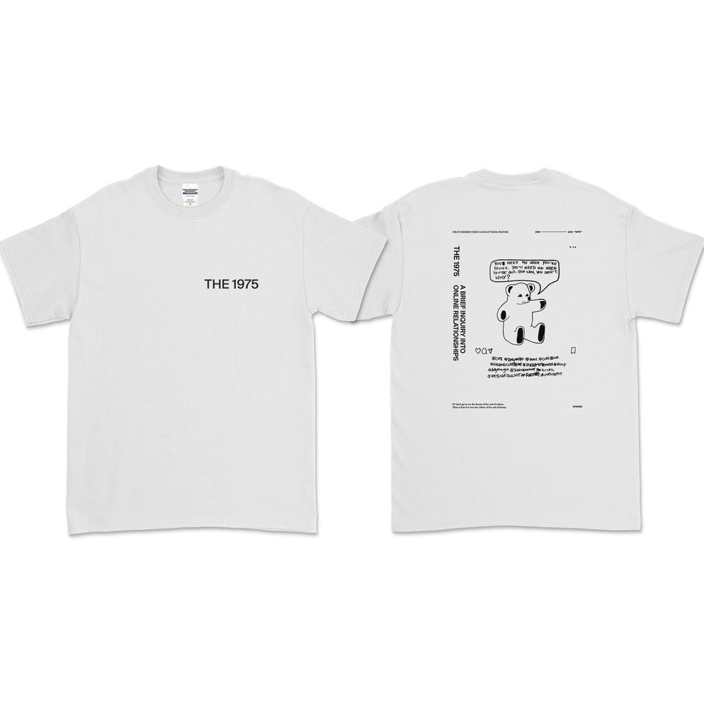 Promo Kaos The 1975 Abiior Teddy Bear T-Shirt (Depan Belakang) Terbaru