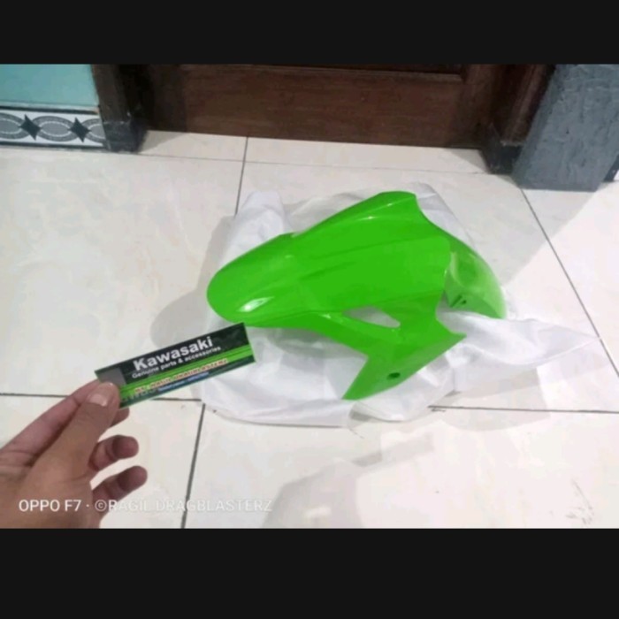 Terbaik Spakbor Depan New Ninja 250 Fi 2018 Up Hijau Original Kawasaki New