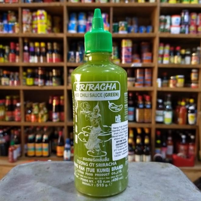 

Nang Fah Riracha Ambal Cabe Hijau Hot Chili Auce 1Gr