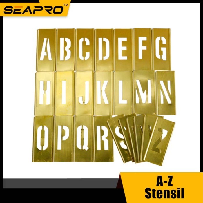 

Stensil Kuningan untuk Cat Stensil Yang Untuk Huruf