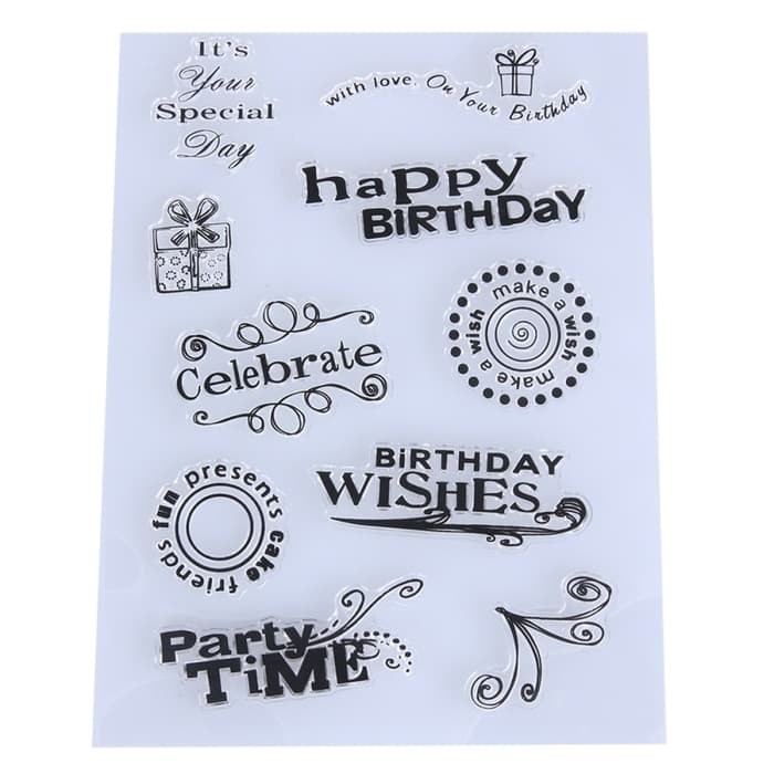 

STEmpel party - STENSIL CETAKAN LUKIS KUE SCRAPBOOKING