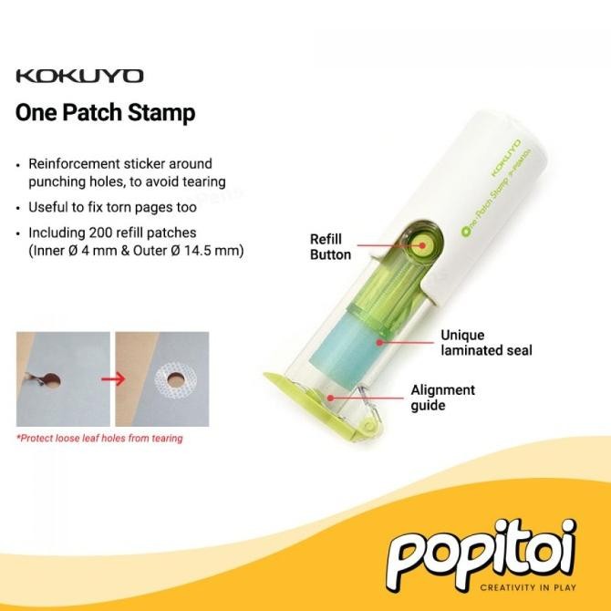 

KOKUYO ONE PATCH STAMPER PENGUAT LUBANG KERTAS FILE BINDER ORIGINAL DAN TERPERCAYA