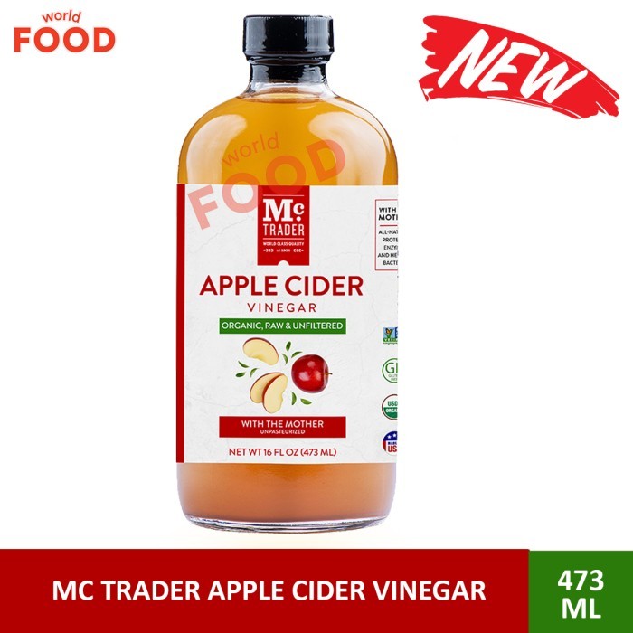 

MC TRADER ORGANIC APPLE CIDER VINEGAR 473 ML