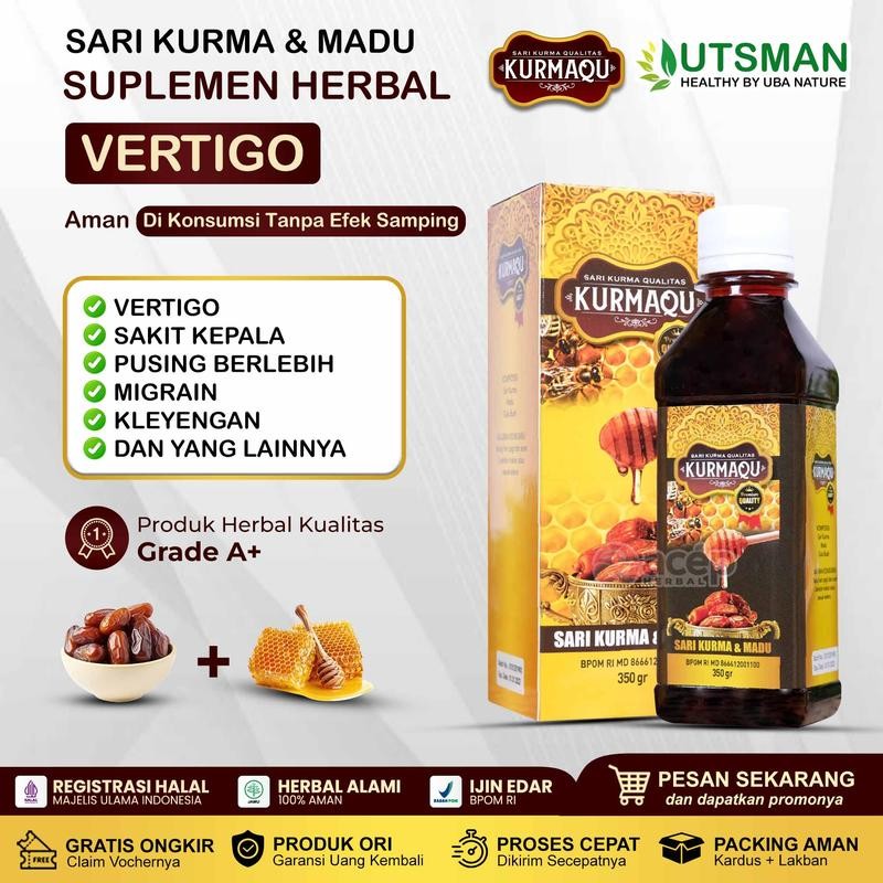 Madu Herbal Vertigo Kurmaqu 350 Gram