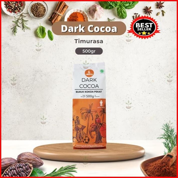 

Timurasa Dark Cocoa Powder 500Gr - Bubuk Kakao Hitam - Coklat Bubuk New 100 % Original