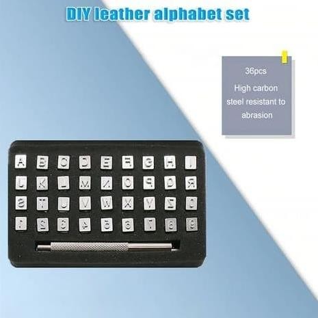 

METAL ALPHABET LEATHER STAMPER SET - ALAT CETAK HURUF BAHAN KULIT ORIGINAL DAN TERPERCAYA